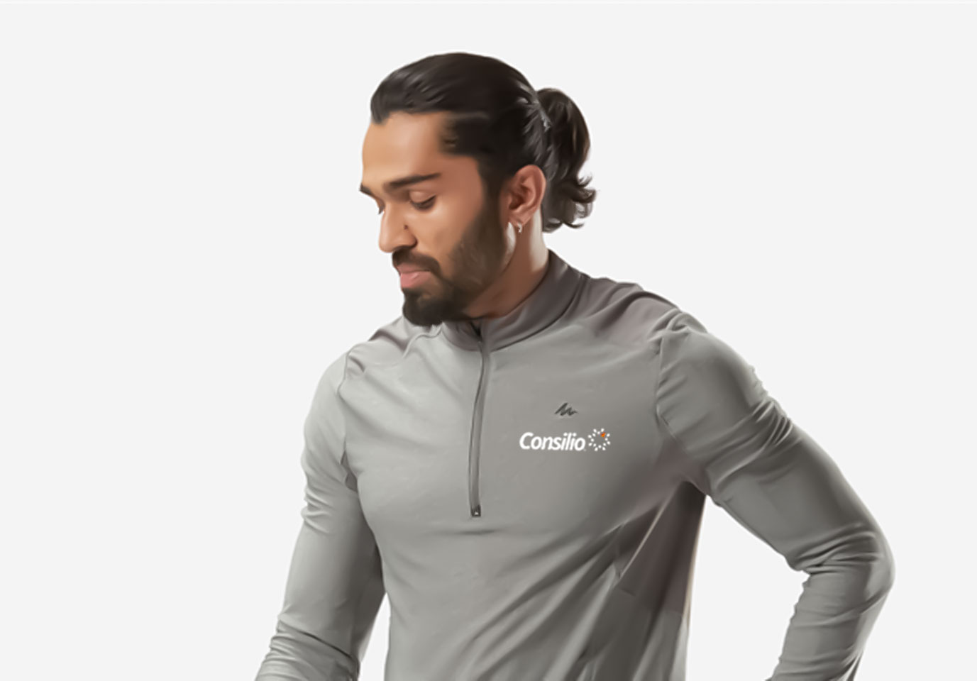 QUECHUA- Half Zip - Grey