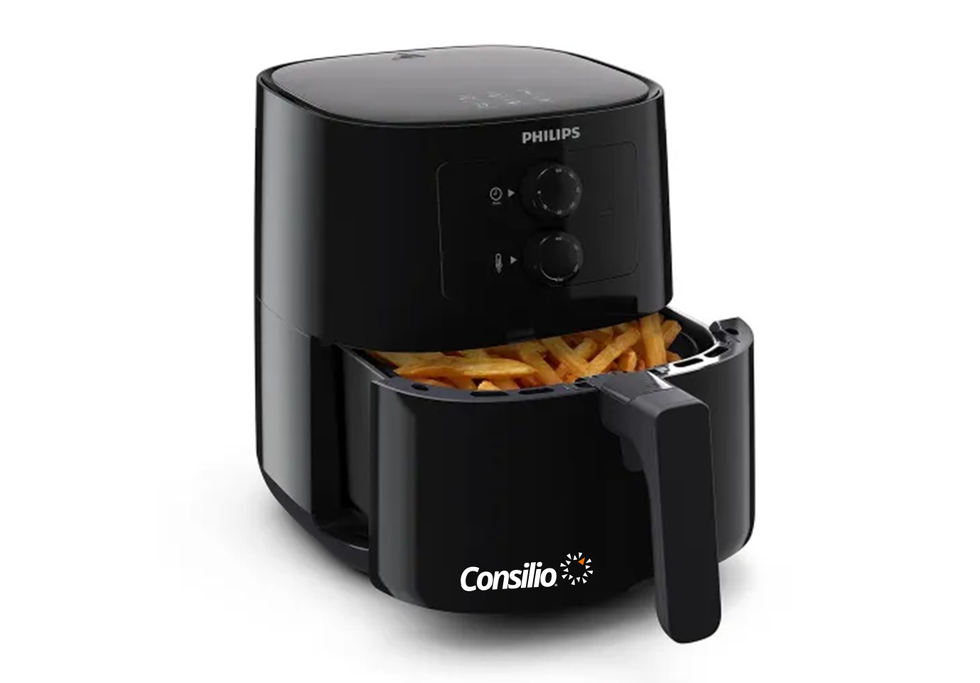 PHILIPS Air fryer for Home, 4.1 Liter, with RapidAir Technology (Black), with additional 1 Yr Warranty by Philips, uses up to 90% less fat (HD9200/90)